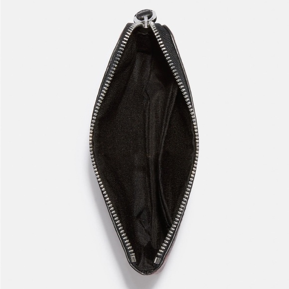 COACH Buffalo Plaid Corner Zip Wristlet - Picture 13 of 14